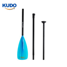 2019 Durable Detachable 3-Piece Adjustable Fiberglass Telescopic Shaft Sup Paddle Nylon Blade Paddle